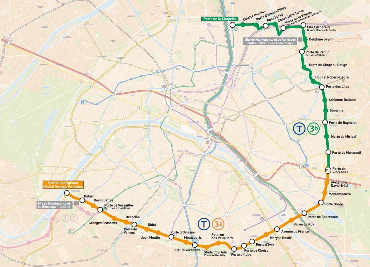 O mapa de Paris Semelhantes