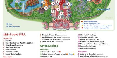 Mapa da Disneyland Paris