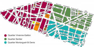 Mapa do Distrito de Sentier