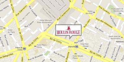 Mapa do Moulin rouge
