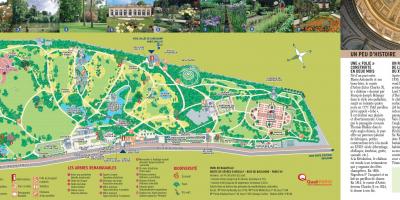 Mapa do Parc de Bagatelle