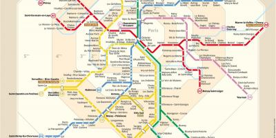 Mapa do RER