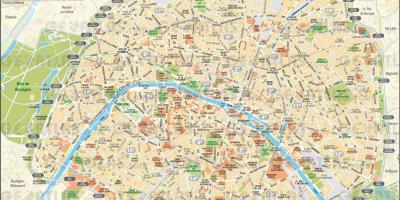 Mapa das Ruas de Paris