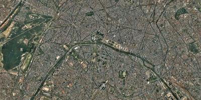Mapa de satélite Paris