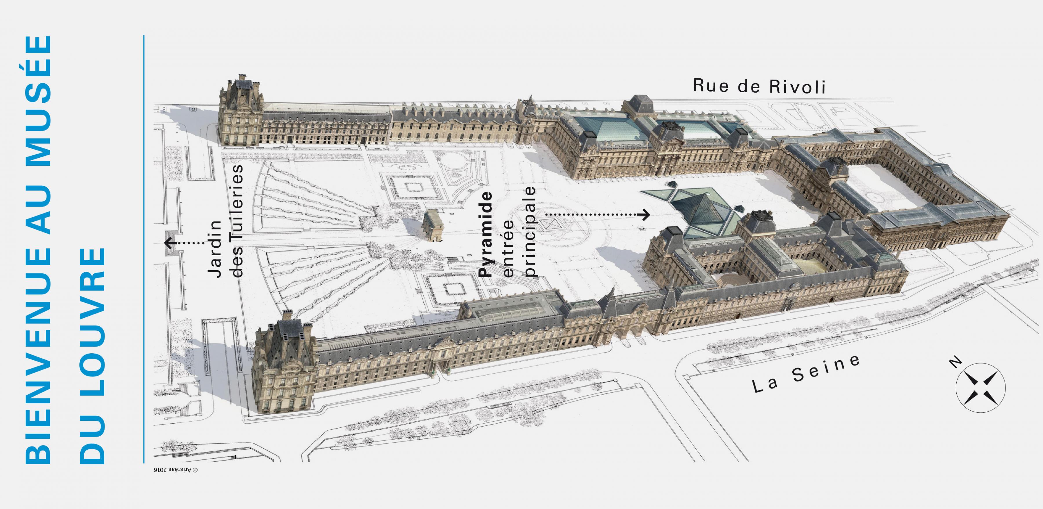 O Museu Do Louvre Mapa 